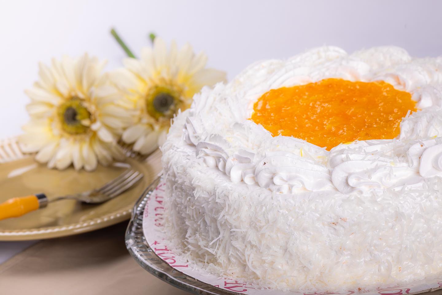 Torta Coco com Abacaxi